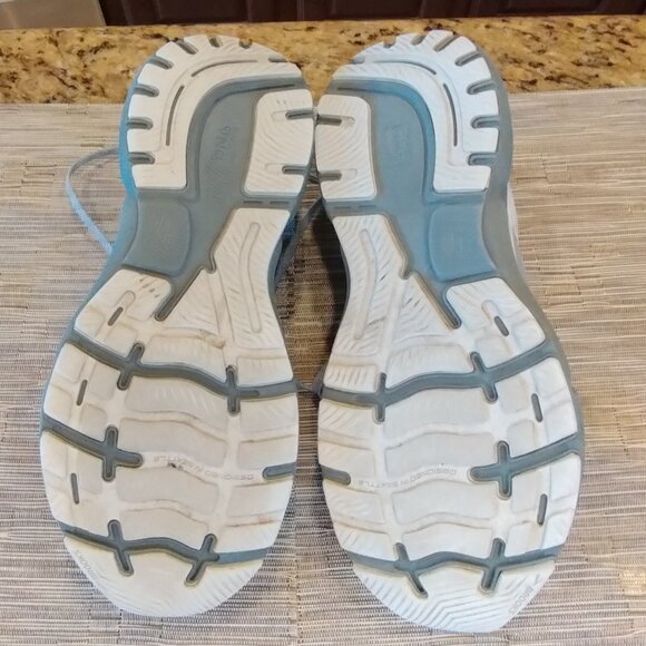 Brooks Ghost 15 Womens Running Shoes White/Oyster/Oriole Size 10.5 - Picture 10 of 15